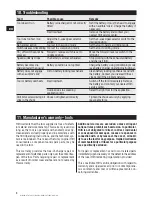 Preview for 12 page of Hilti UH 240-A Operating Instructions Manual