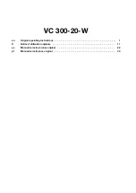 Preview for 4 page of Hilti VC 300-20-W Original Operating Instructions