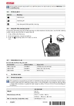 Preview for 10 page of Hilti VC 300-20-W Original Operating Instructions