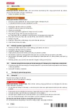 Preview for 166 page of Hilti VC 40H-X Manual