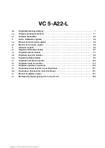 Preview for 5 page of Hilti VC 5-A22-L Original Operating Instructions