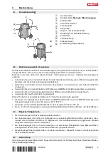 Предварительный просмотр 9 страницы Hilti VC 60-W Original Operating Instructions