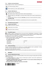 Предварительный просмотр 99 страницы Hilti VC 60-W Original Operating Instructions