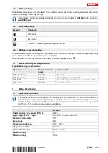 Предварительный просмотр 153 страницы Hilti VC 60-W Original Operating Instructions