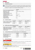 Предварительный просмотр 268 страницы Hilti VC 60-W Original Operating Instructions