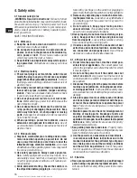 Предварительный просмотр 21 страницы Hilti WSC 255-KE Operating Instructions Manual