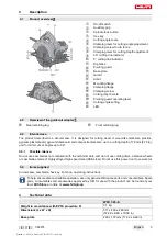 Предварительный просмотр 11 страницы Hilti WSC 7.25-S Original Operating Instructions