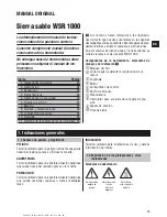 Предварительный просмотр 29 страницы Hilti WSR 1000 Operating Instructions Manual