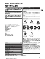 Предварительный просмотр 15 страницы Hilti XBT 4000-A Operating Instructions Manual