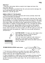 Preview for 21 page of hilton HSM 1003 Operating Manual