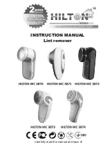 Предварительный просмотр 9 страницы hilton MC 3870 Instruction Manual