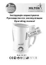 Предварительный просмотр 1 страницы hilton WK 9221 Operating Manual