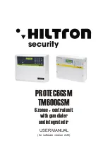 Hiltron security PROTEC6GSM User Manual предпросмотр