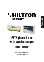 Предварительный просмотр 33 страницы Hiltron security TD96 User Manual