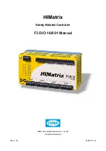 Предварительный просмотр 1 страницы HIMA F3 DIO 16/8 01 Manual