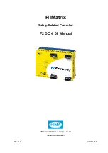 HIMA HIMatrix F2 DO 4 01 Manual предпросмотр