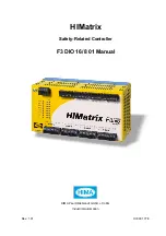 Предварительный просмотр 1 страницы HIMA HIMatrix F3 DIO 16/8 01 Manual