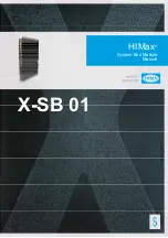 Предварительный просмотр 1 страницы HIMA HIMax X-SB 01 Manual