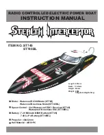 Himoto Stealth Interceptor ST745 Instruction Manual preview