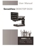 Preview for 1 page of HIMS Co SenseView DESKTOP D630 User Manual