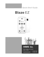 HIMS Blaze EZ Quick Start Manual preview