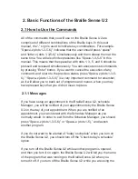 Preview for 43 page of HIMS Braille Sense U2 User Manual