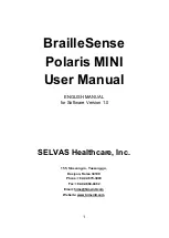 Preview for 1 page of HIMS BrailleSense Polaris MINI User Manual