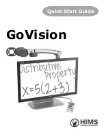 HIMS GoVision GV100 Quick Start Manual preview