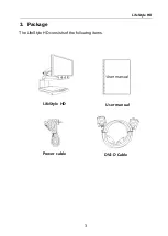 Preview for 6 page of HIMS LifeStyle HD HD730 User Manual