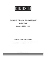 Hiniker 1852 Operator'S Manual preview