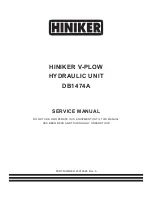 Hiniker DB1474A Service Manual preview