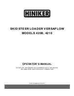 Hiniker VERSAPLOW 4208 Operator'S Manual preview