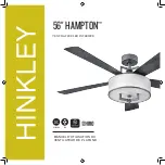 Предварительный просмотр 45 страницы Hinkley 56 inch HAMPTON Instruction Manual