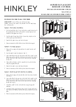 Preview for 1 page of Hinkley 980014-R Installation Instructions Manual