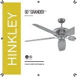 Hinkley Grander Instruction Manual preview