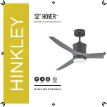 Предварительный просмотр 1 страницы Hinkley HOVER 52 Instruction Manual