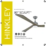 Hinkley SCULPT 80 Instruction Manual preview