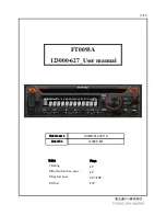 Preview for 1 page of Hino 123000-627 User Manual