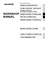 Preview for 3 page of Hino 238 Workshop Manual