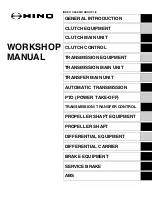 Preview for 3 page of Hino 600 Workshop Manual