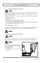 Preview for 30 page of Hinowa HS701 User Manual - Machine Safety And Maintenance