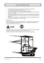 Preview for 63 page of Hinowa HS701 User Manual - Machine Safety And Maintenance