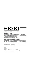 Предварительный просмотр 54 страницы Hioki 3256-50 Instruction Manual