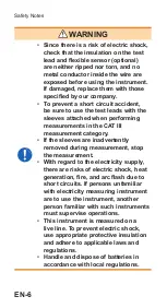 Preview for 14 page of Hioki 3280-1 OF Instruction Manual