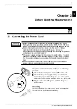 Предварительный просмотр 21 страницы Hioki 3522-50 Instruction Manual