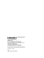 Предварительный просмотр 190 страницы Hioki 3561 Manual