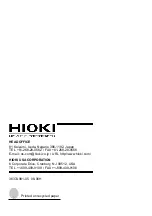 Preview for 40 page of Hioki 3637-20 Instruction Manual