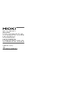 Preview for 120 page of Hioki 3909 Instruction Manual