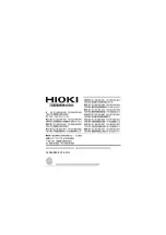 Preview for 122 page of Hioki 3909 Instruction Manual