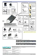 Preview for 4 page of Hioki 8714-01 Simple Setup Manual